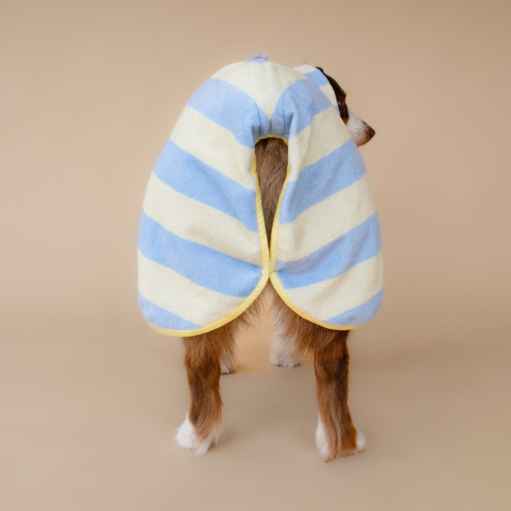 Soft Rituals | Drying Robe | Butterscotch Stripe