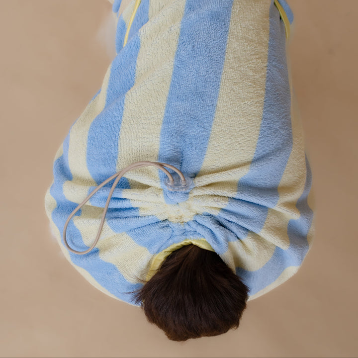 Soft Rituals | Drying Robe | Butterscotch Stripe