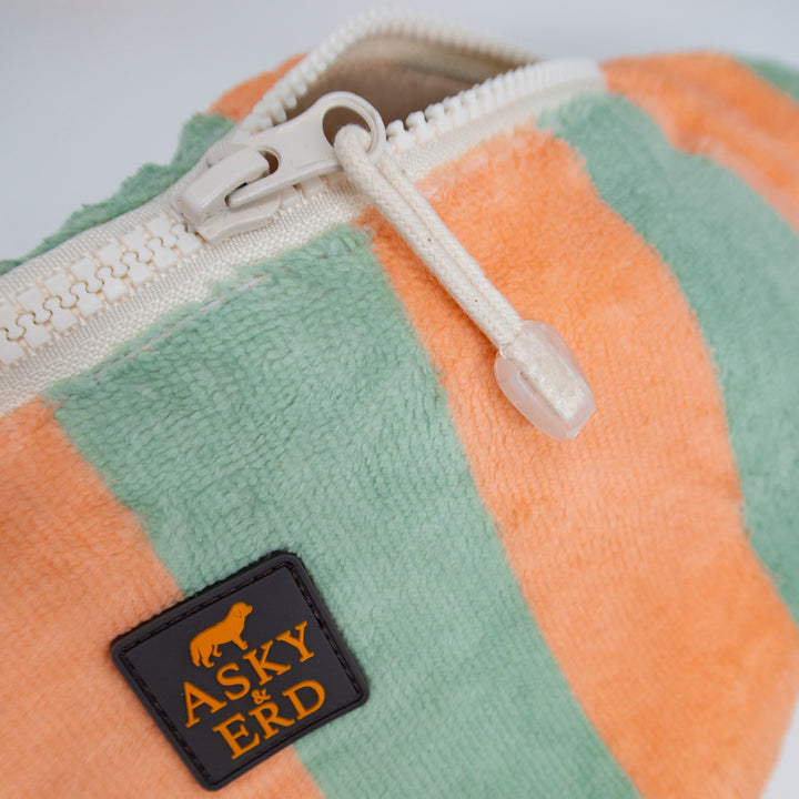 Soft Rituals | Walk Bag | Seafoam & Salmon Stripe