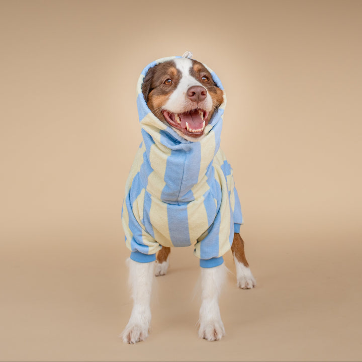 Soft Rituals | Drying Onesie | Butterscotch Stripe