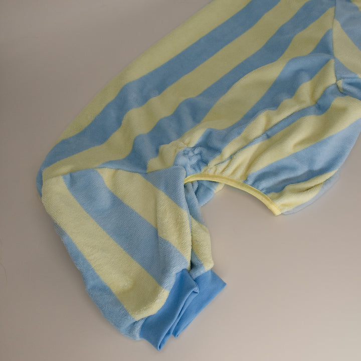 Soft Rituals | Drying Onesie | Butterscotch Stripe