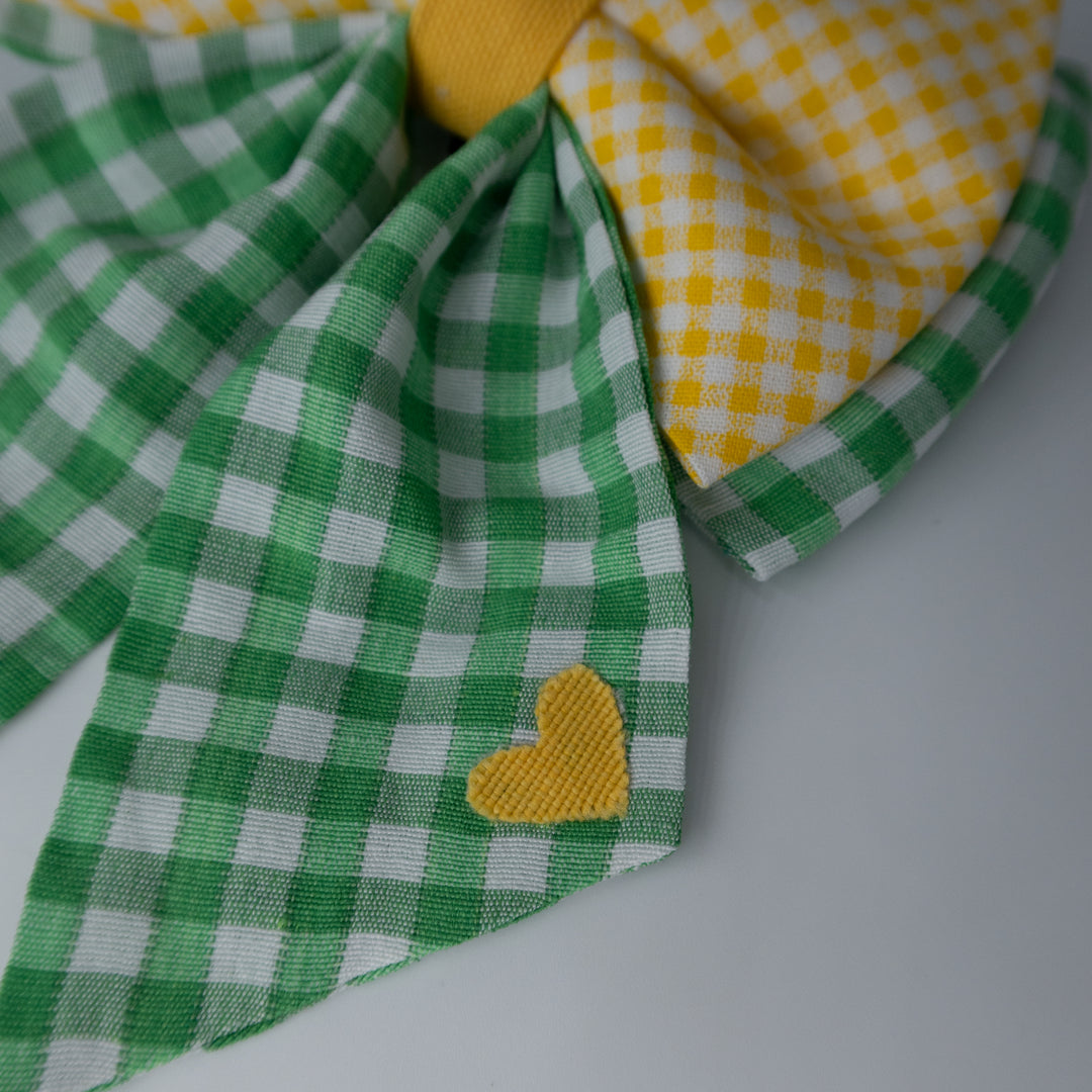 | Ribbon Bow | Limone Check