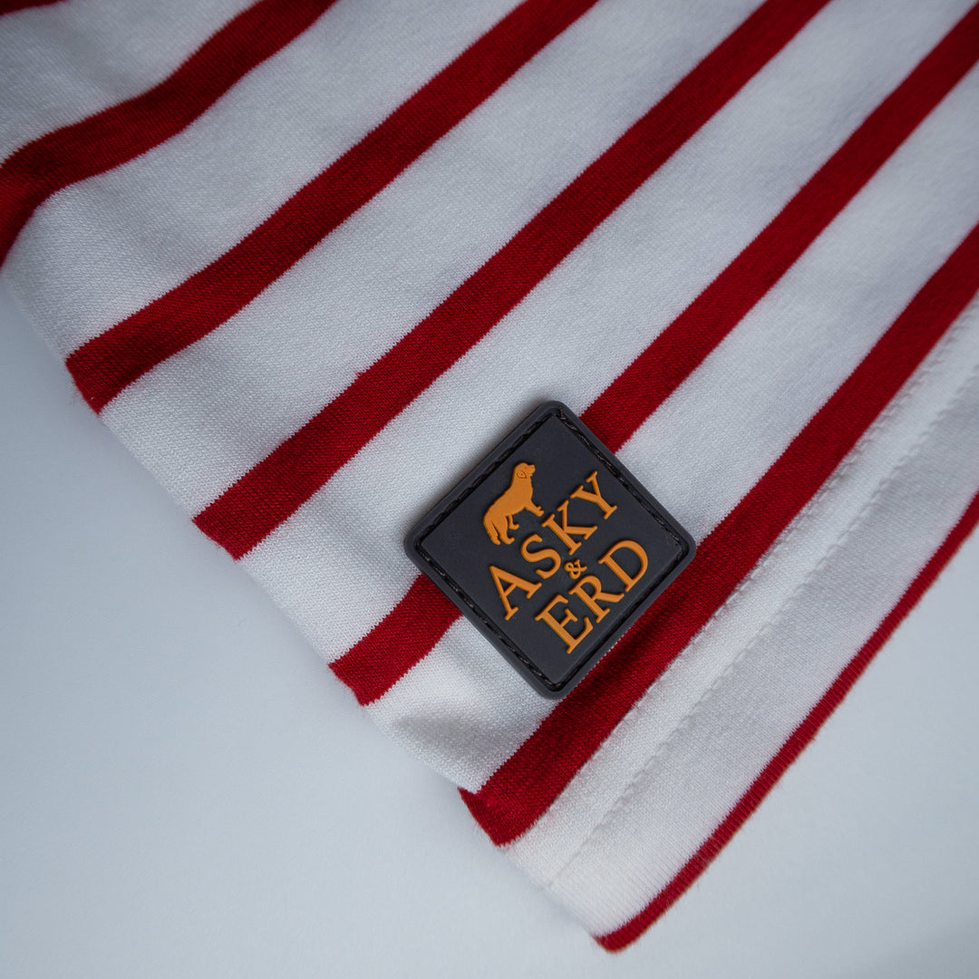 AskyxHuman | Bonjour Paris T-Shirt | Rouge Breton