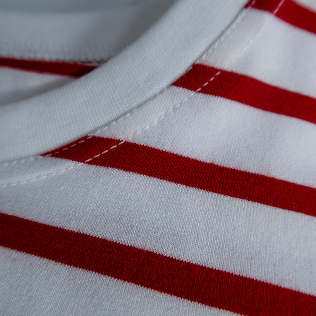 AskyxHuman | Bonjour Paris T-Shirt | Rouge Breton
