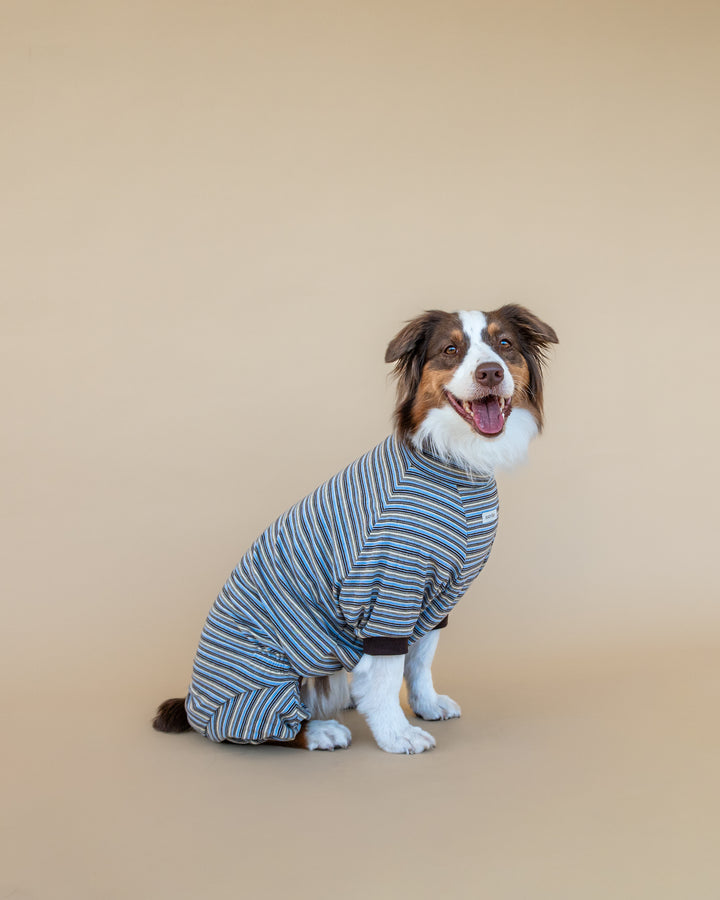 Onesie Fine Knit | Sky & Cocoa