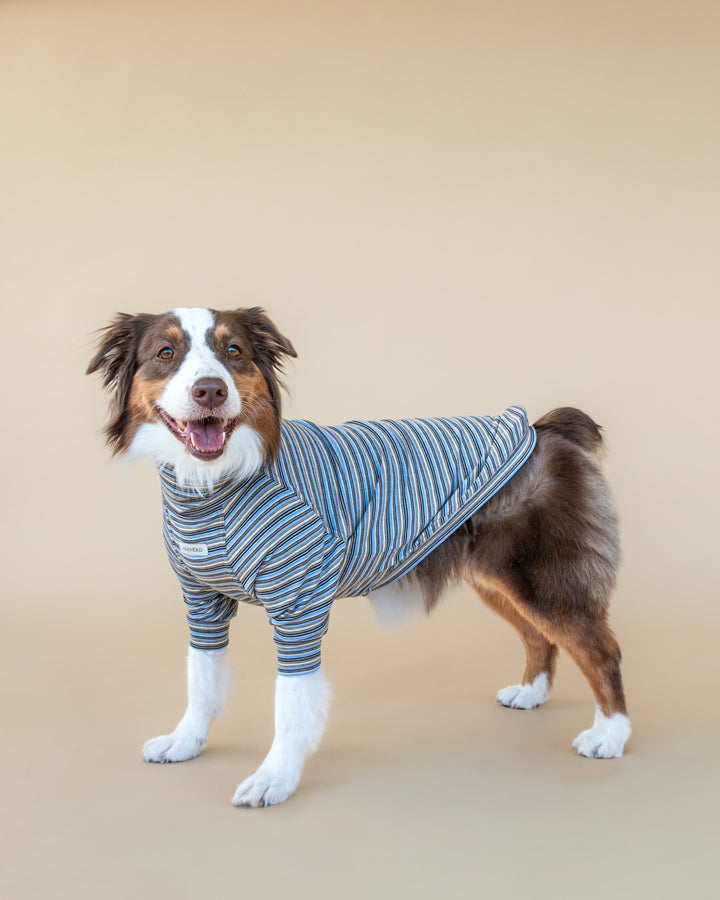 Turtleneck Fine Knit | Sky & Cocoa