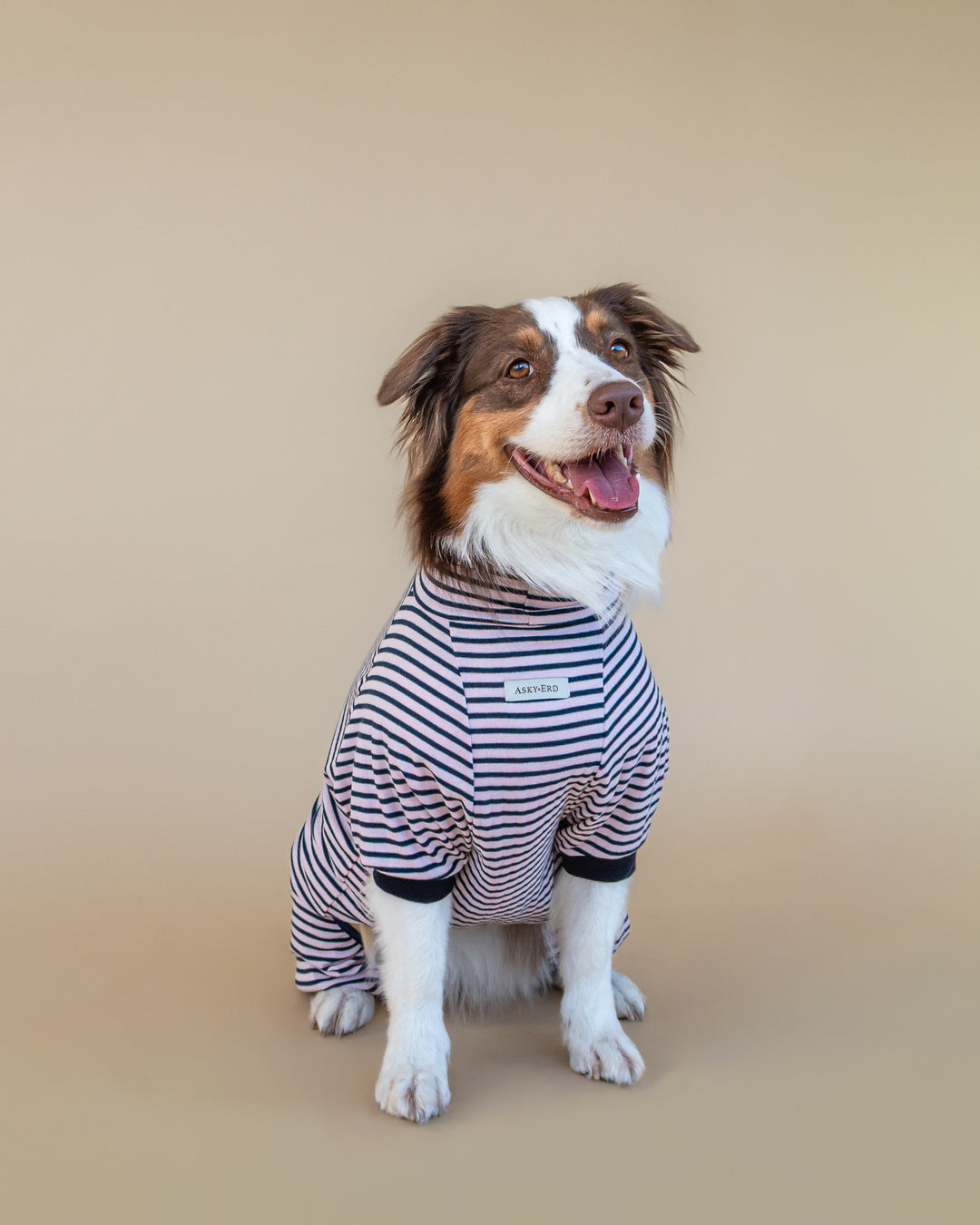 Onesie Fine Knit | Blush & Navy