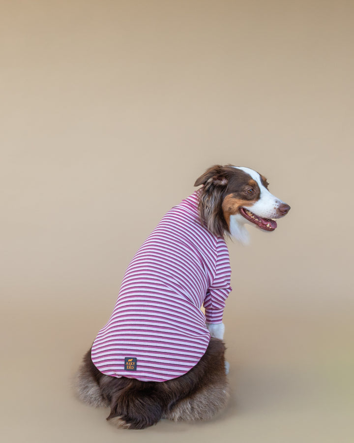 Turtleneck Fine Knit | Peony & Raspberry