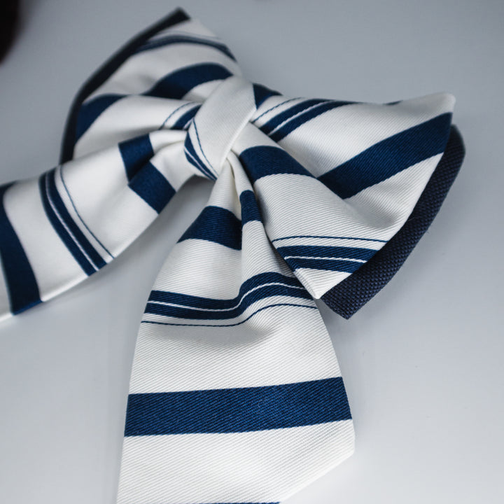 | Ribbon Bow | Riviera Stripe