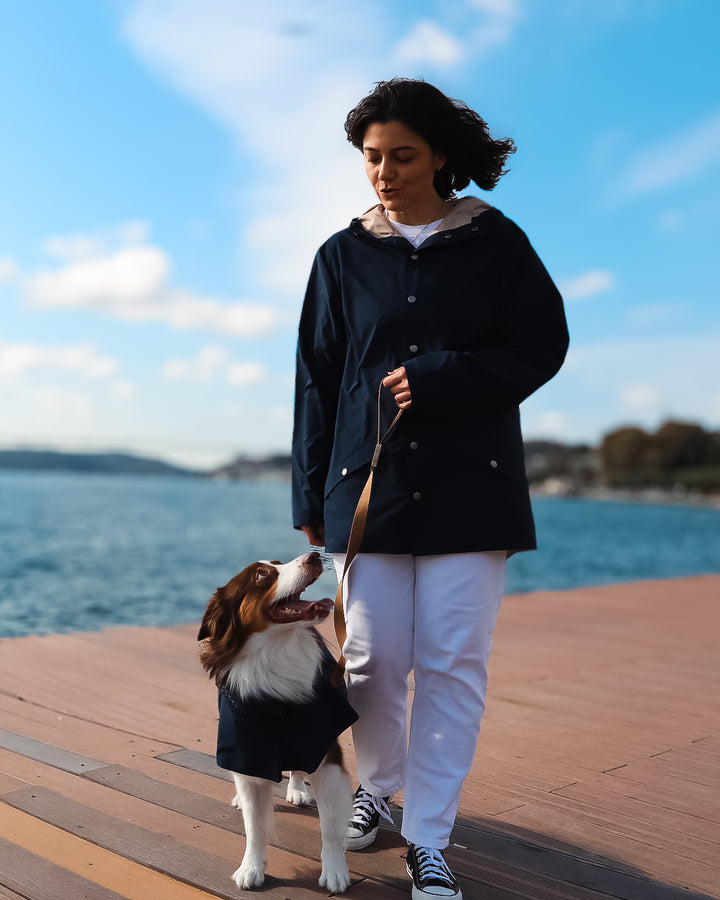 Askyx Human Seattle Raincoat | Indigo Storm