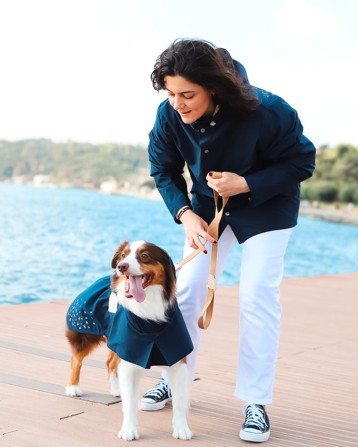 Askyx Human Seattle Raincoat | Indigo Storm
