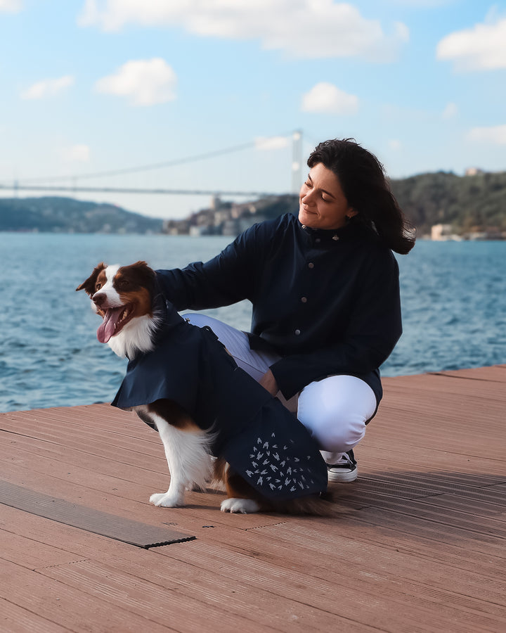 Askyx Human Seattle Raincoat | Indigo Storm