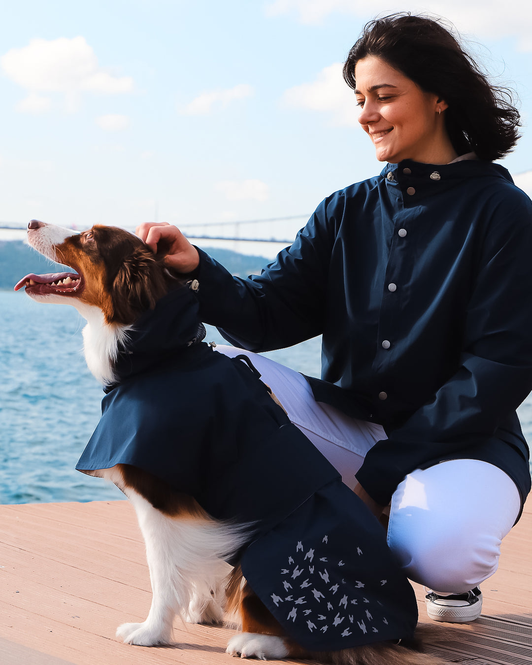 Askyx Human Seattle Raincoat | Indigo Storm