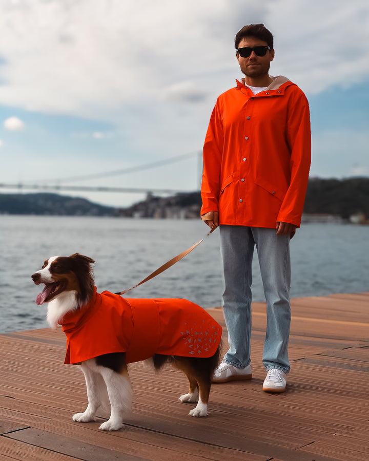 Askyx Human Seattle Raincoat | Amber Glow