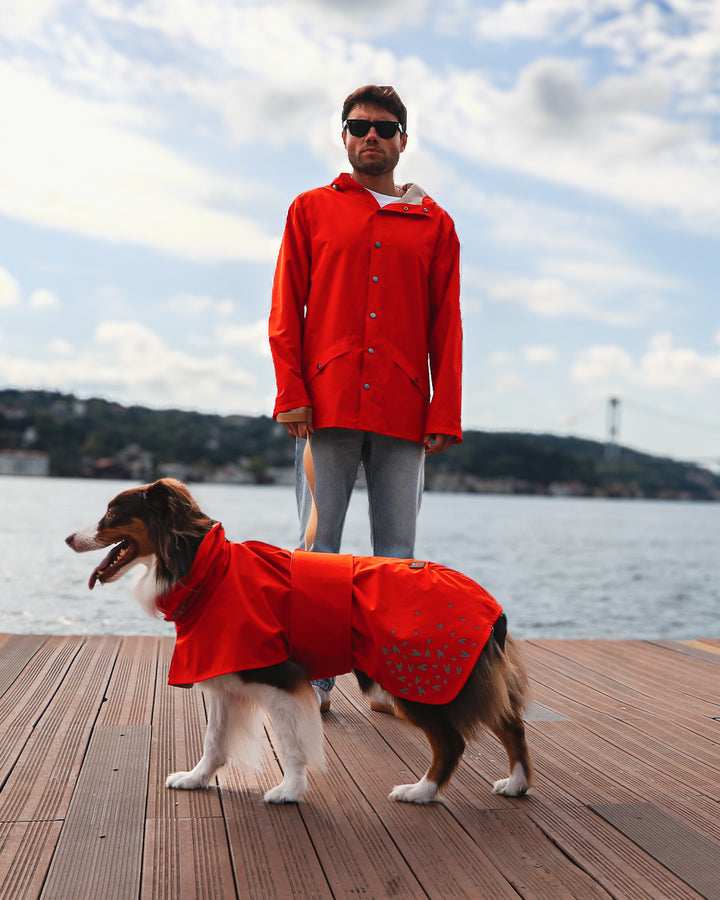Askyx Human Seattle Raincoat | Amber Glow