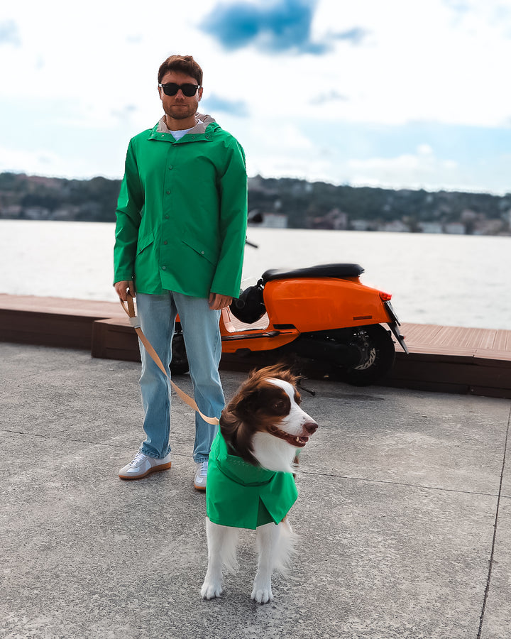 Askyx Human Seattle Raincoat | Evergreen