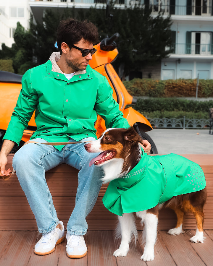 Askyx Human Seattle Raincoat | Evergreen