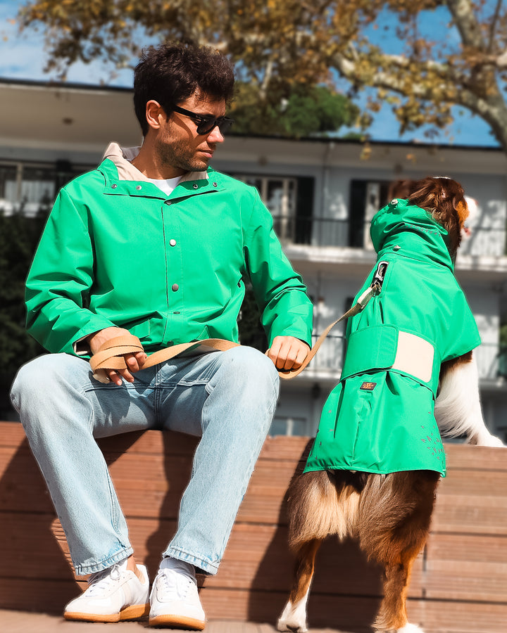 Askyx Human Seattle Raincoat | Evergreen