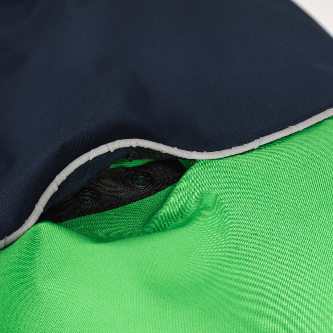 Boston Raincoat | Navy & Forest