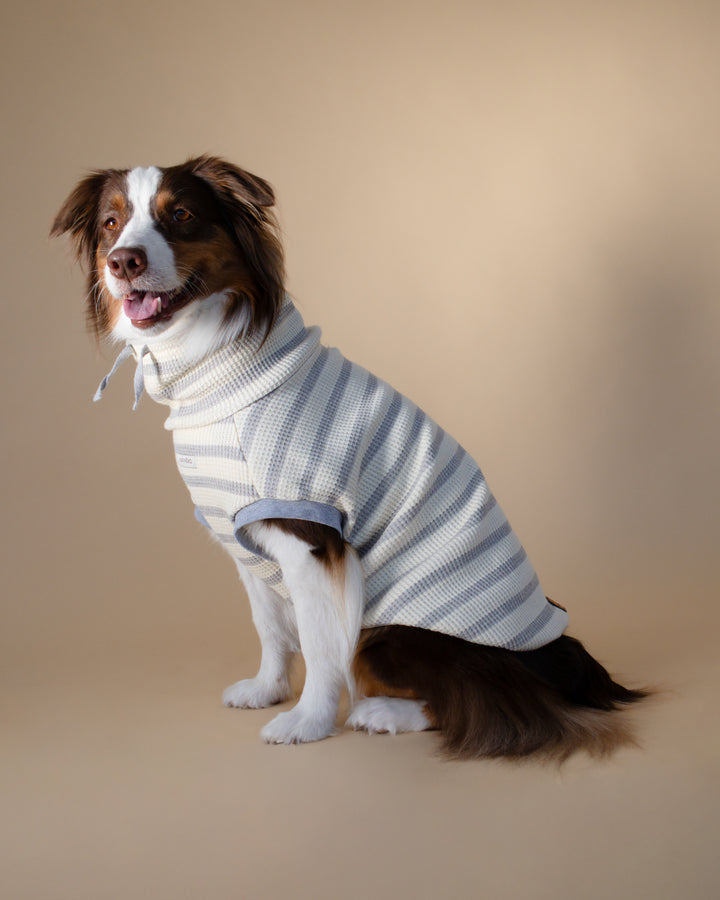 Waffle Knit | Coastal Stripe