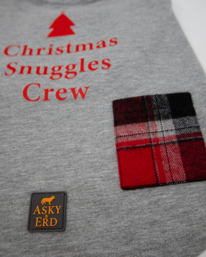 Christmas Snuggles Crew Tshirt | Winter Fog