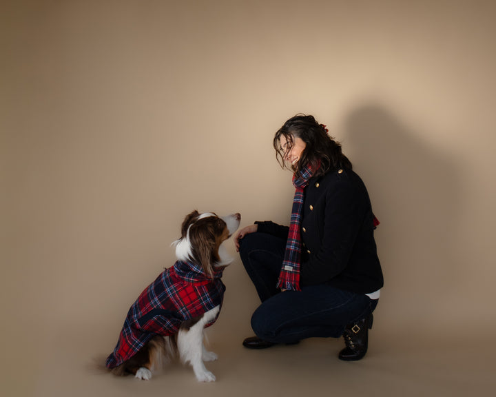 Chicago Vest | Crimson Tartan Plaid