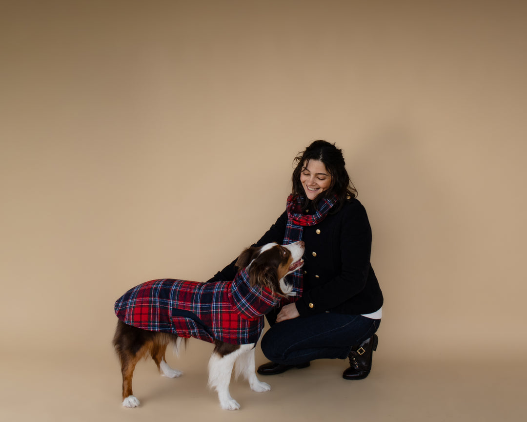 Chicago Vest | Crimson Tartan Plaid