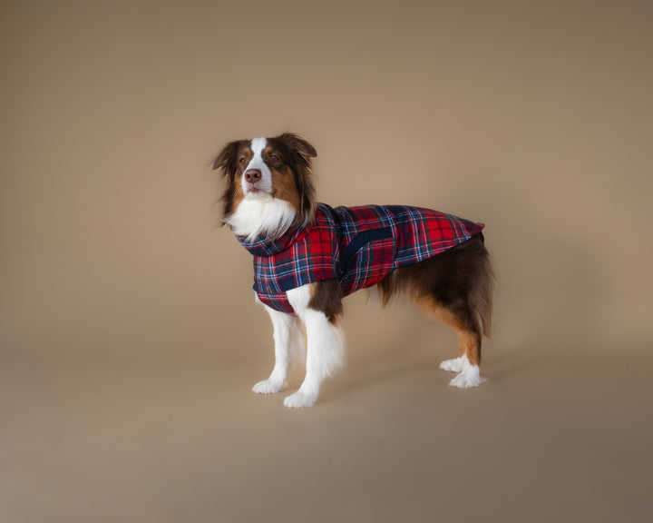 Chicago Vest | Crimson Tartan Plaid