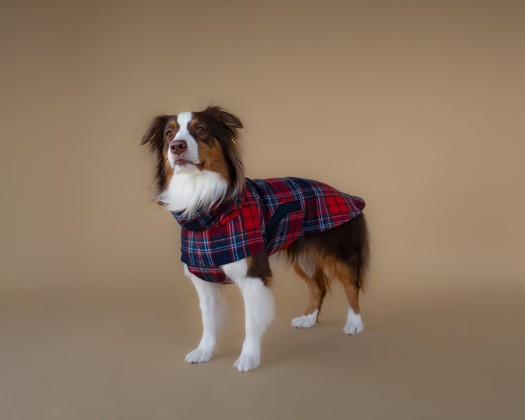 Chicago Vest | Crimson Tartan Plaid