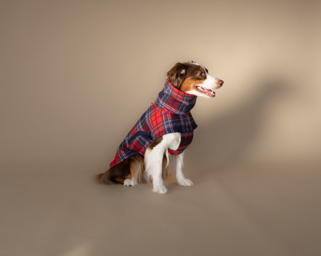 Chicago Vest | Crimson Tartan Plaid