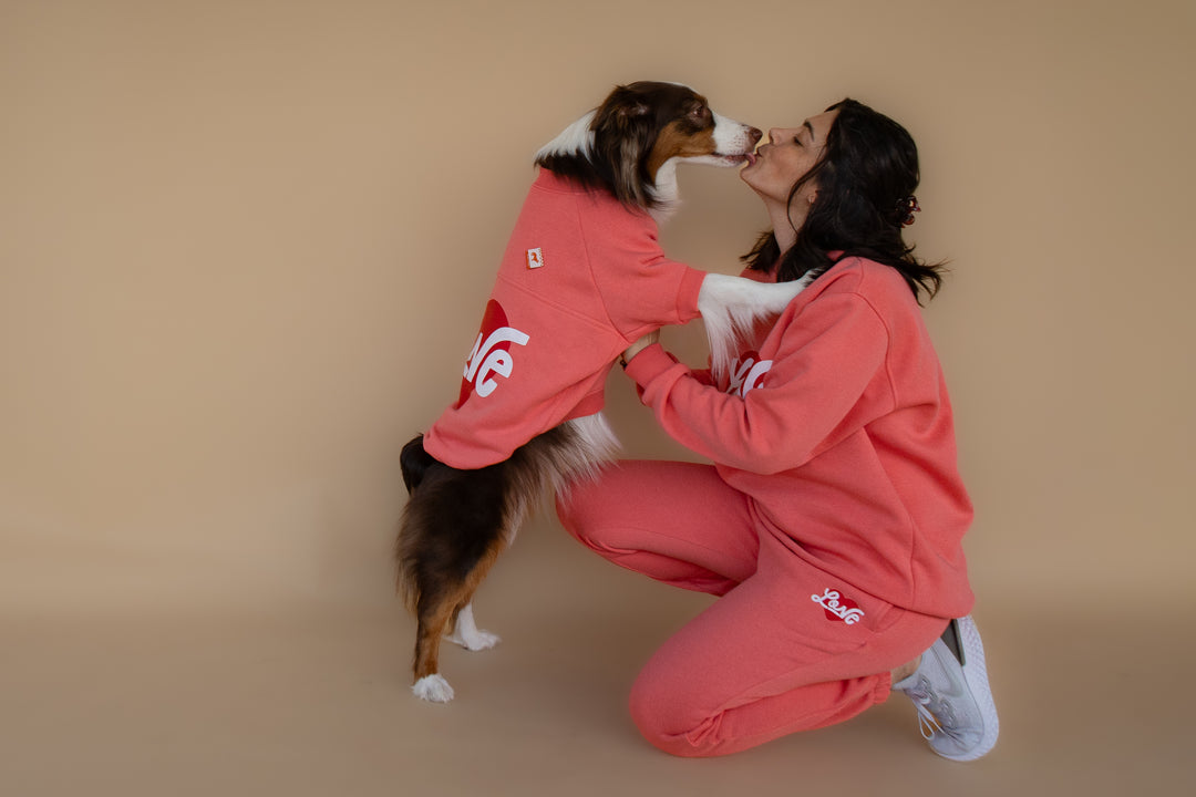 AskyxHuman | Love Sweatpants | Coral Rose