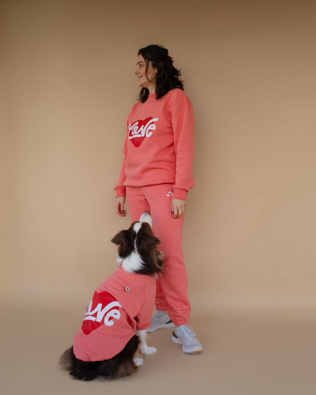 AskyxHuman | Love Sweatpants | Coral Rose