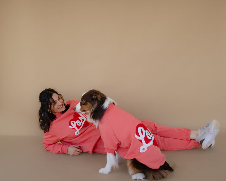 AskyxHuman | Love Sweatpants | Coral Rose
