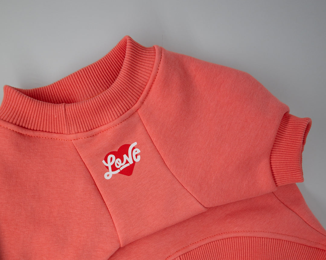 Love Sweatshirt | Coral Rose