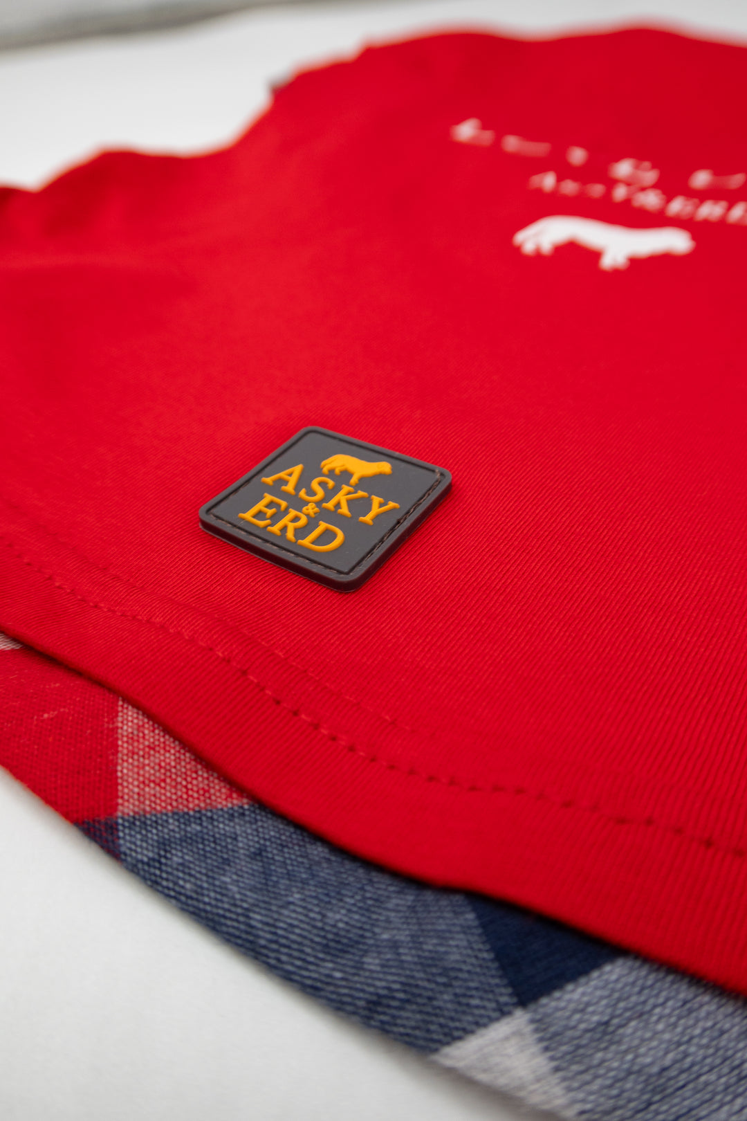 Love Club Tshirt | Crimson Check