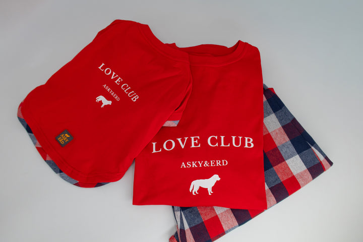 AskyxHuman | Love Club PJ| Crimson Check