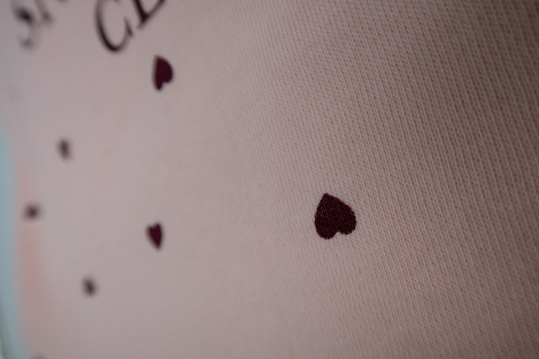 Kiss & Snuggle Club Sweatshirt | Rose Mist