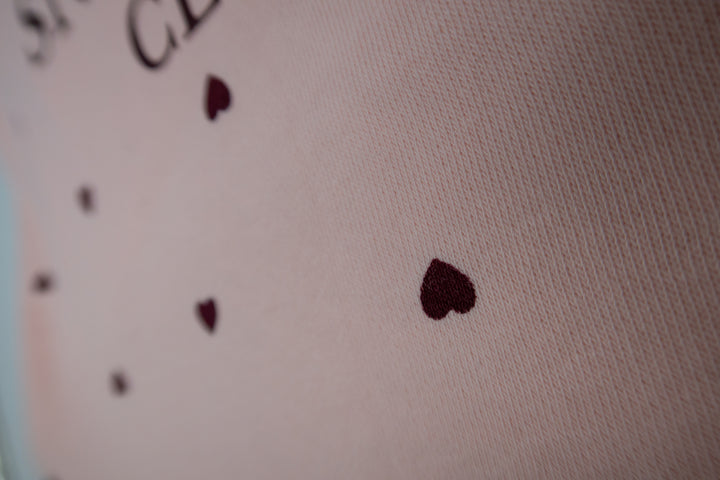 Kiss & Snuggle Club Sweatshirt | Rose Mist