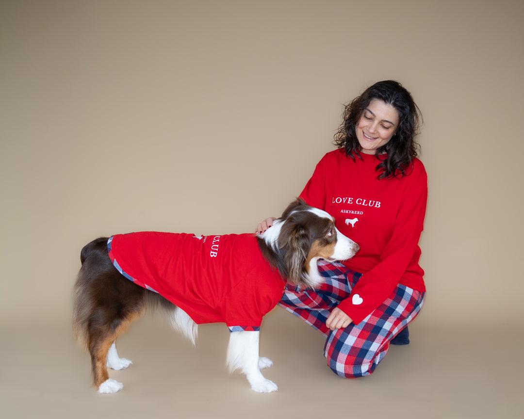 AskyxHuman | Love Club PJ| Crimson Check