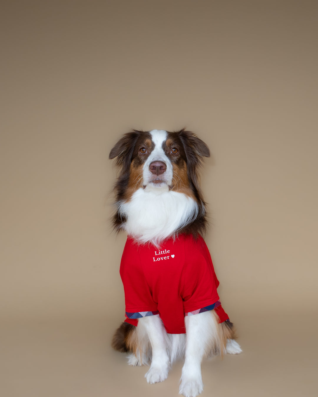 Love Club Tshirt | Crimson Check