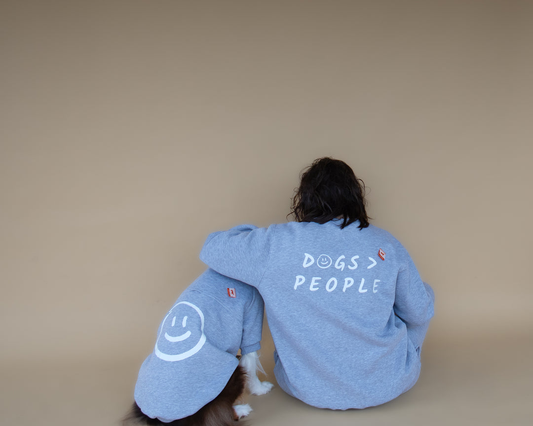 AskyxHuman | Love Paws Sweatshirt | Heather Grey