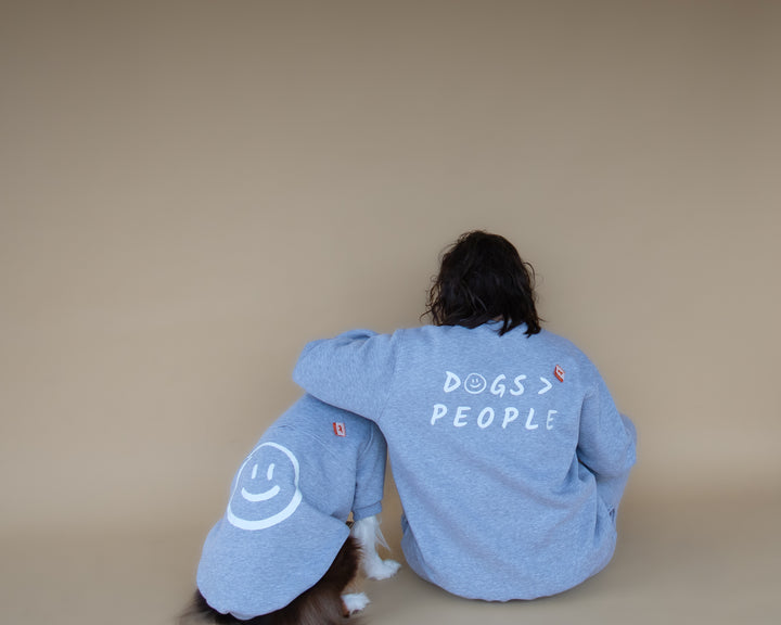 AskyxHuman | Love Paws Sweatshirt | Heather Grey