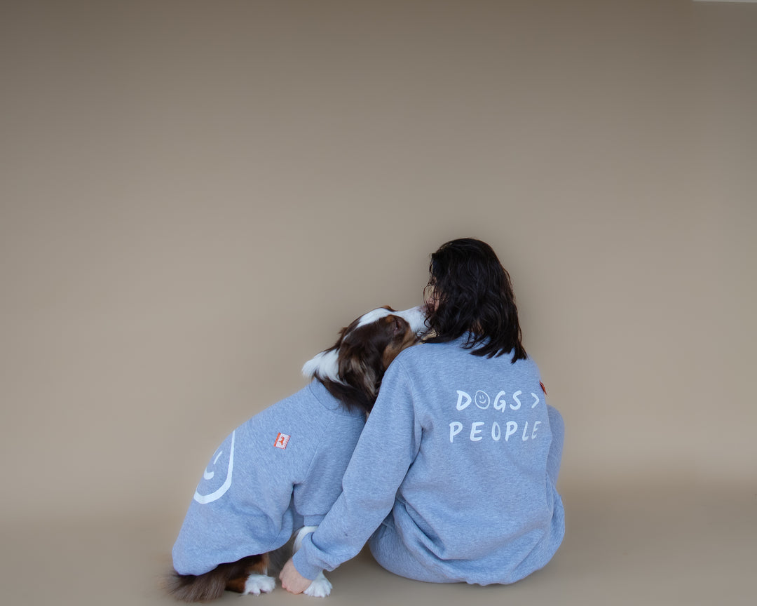 AskyxHuman | Love Paws Sweatshirt | Heather Grey