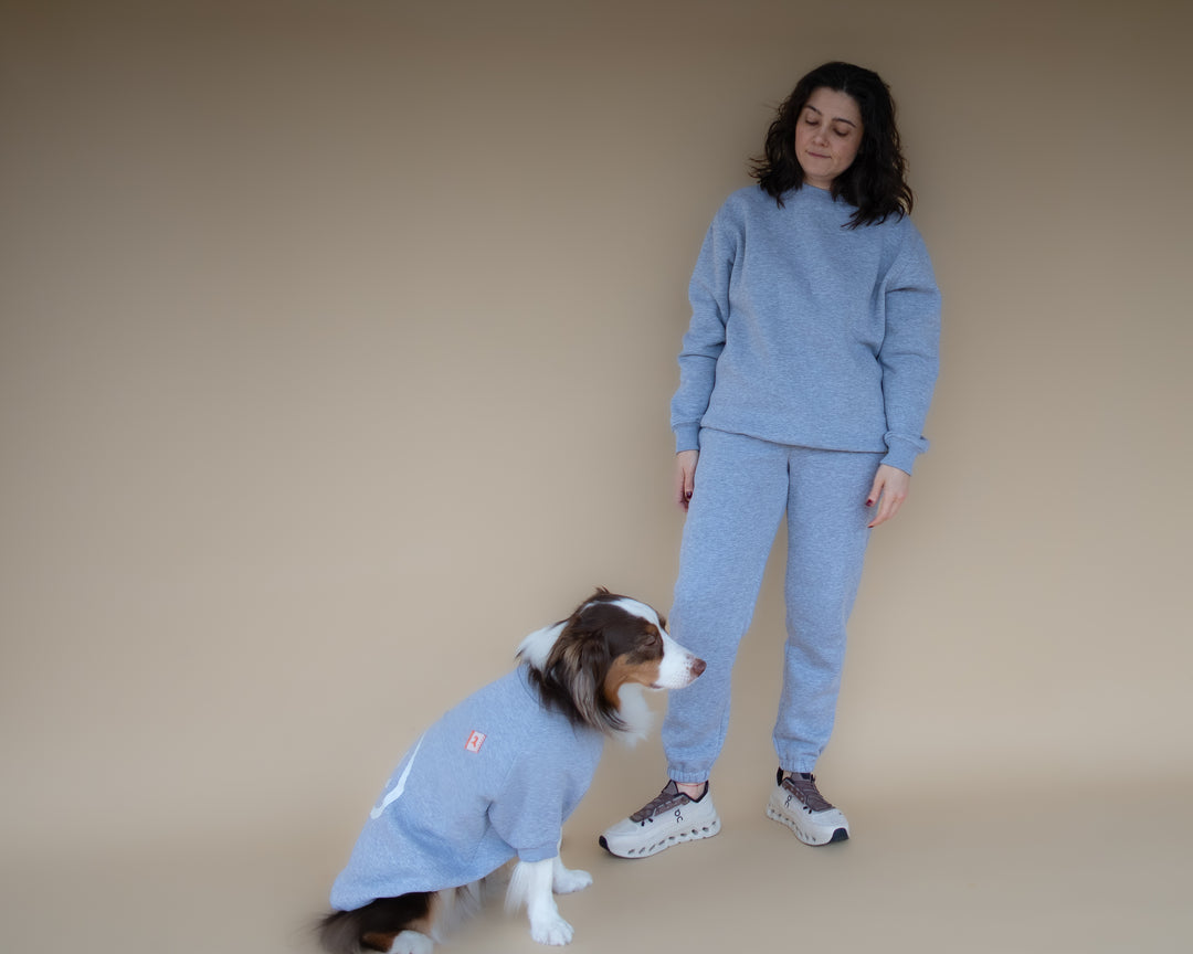 AskyxHuman | Love Paws Sweatshirt | Heather Grey