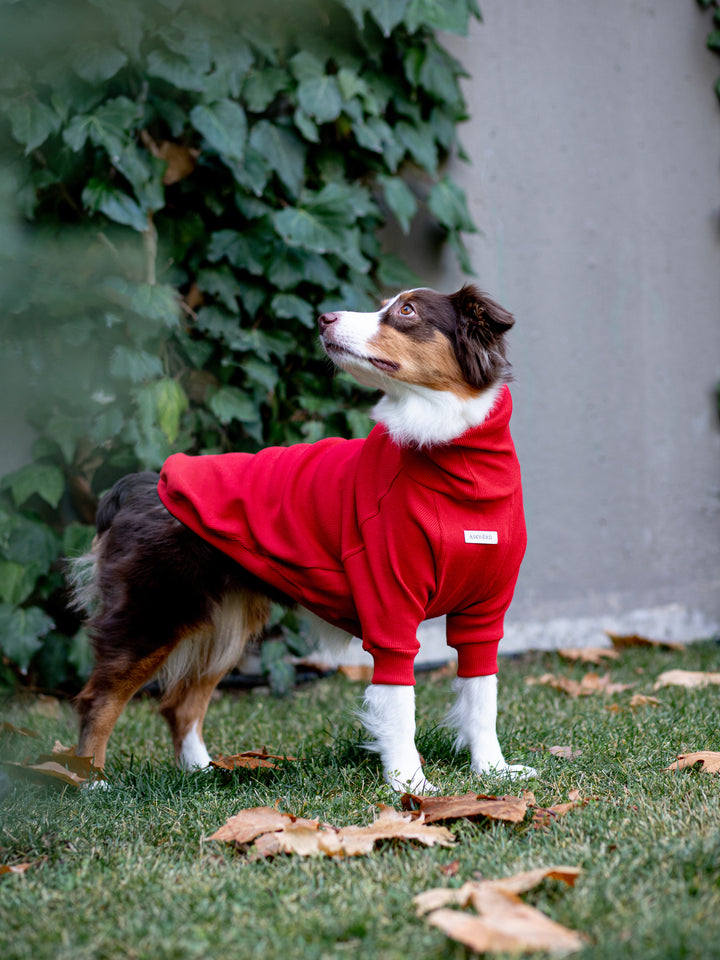 Turtleneck Tshirt | Santa Red