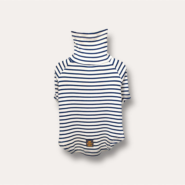 Turtleneck Tshirt | Coastal Navy
