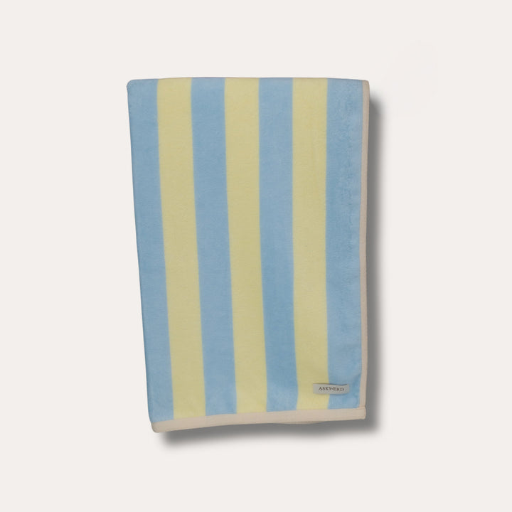 Soft Rituals | Pocket Drying Towel | Butterscotch Stripe