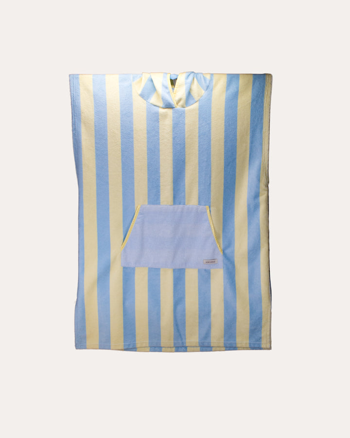 Soft Rituals | Towel Poncho | Butterscotch Stripe