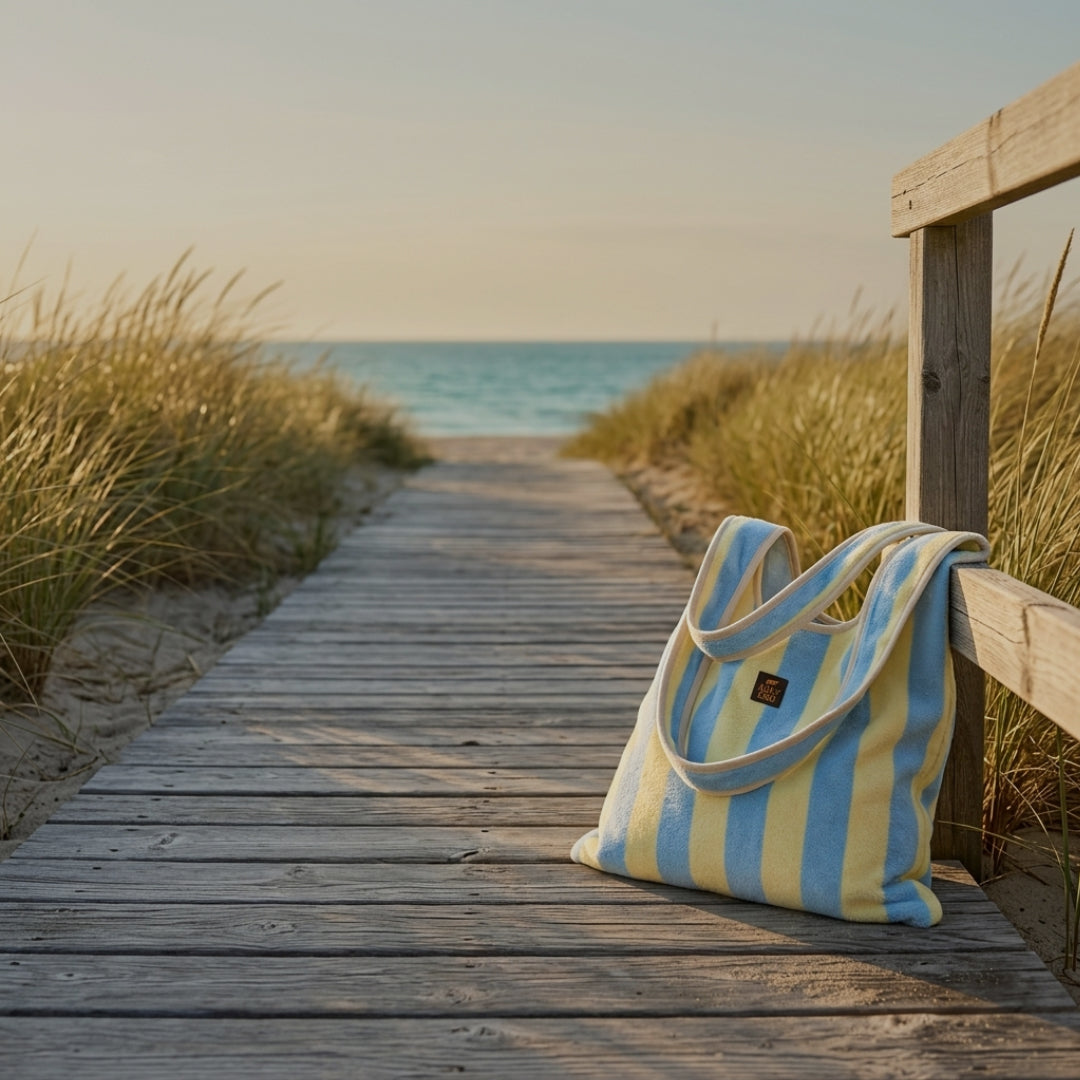 Soft Rituals | Daily Tote | Butterscotch Stripe